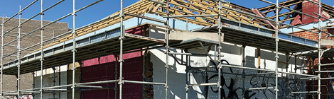 Heritage home left exposed over winter