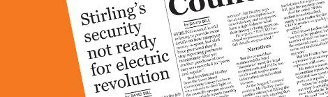 Stirling’s security not ready for electric&nbsp;revolution