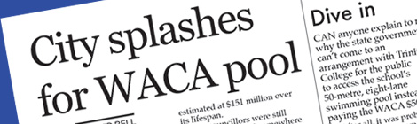 City splashes for WACA&nbsp;pool