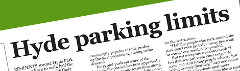 Hyde parking limits
