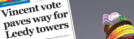 Vincent vote paves way for Leedy towers