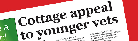 Cottage appeal to younger vets