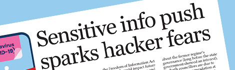 Sensitive info push sparks hacker fears