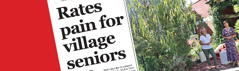 Rates pain for village seniors