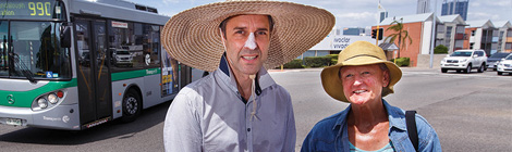 Man struck by bus on flagged&nbsp;corner