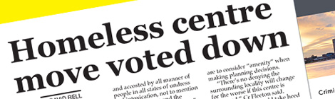 Homeless centre move voted&nbsp;down