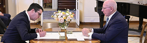 Federal Perth MP Patrick Gorman sworn&nbsp;in