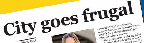 City goes frugal