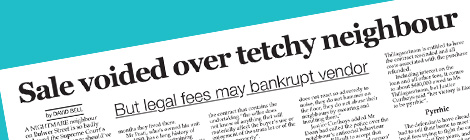 Sale voided over tetchy&nbsp;neighbour