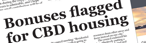 Bonuses flagged for CBD housing