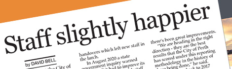 Staff slightly happier