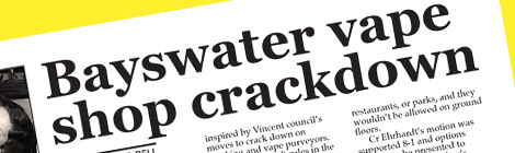 Bayswater vape shop&nbsp;crackdown