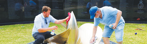 Perth memorial going full steam