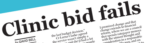 Clinic bid fails