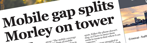 Mobile gap splits Morley on&nbsp;tower