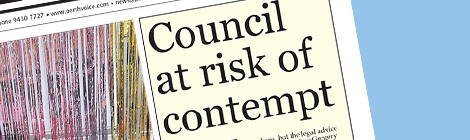 Council at risk of&nbsp;contempt