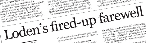 Loden’s fired-up farewell