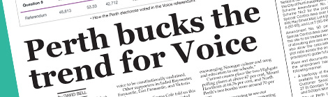 Perth bucks the trend for&nbsp;Voice