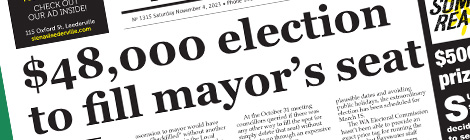 $48,000 election to fill mayor’s seat