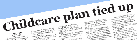 Childcare plan tied up