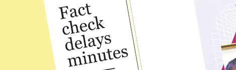 Fact check delays minutes