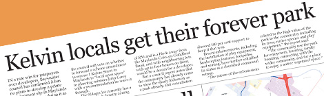 Kelvin locals get their forever&nbsp;park