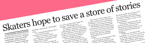 Skaters hope to save a store of&nbsp;stories