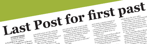 Last Post for first past