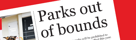 Parks out of&nbsp;bounds