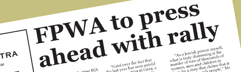FPWA to press ahead with&nbsp;rally