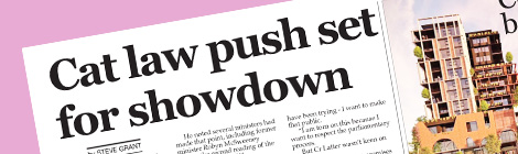 Cat law push set for&nbsp;showdown